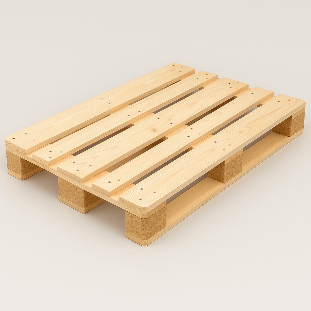 Einzelne Einwegpalette